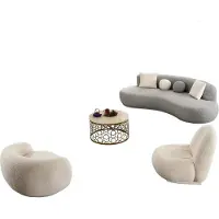 AEA Sofas 4-Sitzer 2x Sessel Relaxgarnitur Komplettsofa Couches Wohnzimmer Garnitur