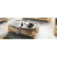 AEA Tables de salon Baroque Bois Tables basses Café Table basse classique
