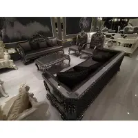 AEA Salon Deluxe Ensemble canapé et fauteuil Premium Canapé et fauteuil Nouveau Marron
