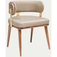 AEA Esszimmerstuhl Braun Beige Holz Zeitlos Elegant Bequem Hochwertig Stilvoll
