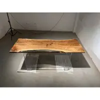 AEA River Table Epoxy Table basse massive Tables 120x60 Table de rivière Véritable bois