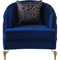 AEA Chesterfield Bleu Ensemble de Canapé Fauteuil Meubles Créatifs Tissu Salon Nouveau