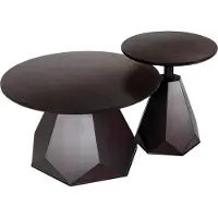 Xl Moebel Gmbh Elégante table basse en bois marron de style classique