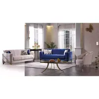AEA Sofagarnitur 3+3+1 Sitzer Sofa Sofa Stoff Garnitur Designer JVmoebel