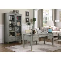 AEA Bureau Fauteuil Bureaux Table Bois Chaise Set Meubles Chambre 2pcs.
