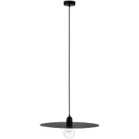 Faro Suspension noire Plat 1 ampoule