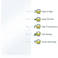 BROTECT Full-Cover Protection (Vivo X80 Pro), Téléphone portable : film de protection, Transparent