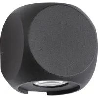 Lyora Applique murale unique Zari 2 lumières anthracite