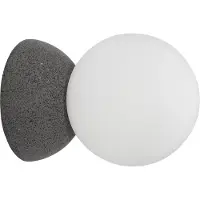 Nova Luce Applique murale Zero Gris avec blanc