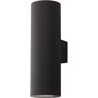 Nova Luce Spot apparent noir Alp Luminaire haut et bas