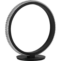 Nova Luce Nager LED lampe de table Ø 29cm noir