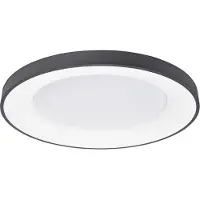 Nova Luce - Lustre à LED Rando Thin, dimmable au plafond, Variante : noir, Ø 600 mm, 50 W LED, 2864 lm, 4000 K