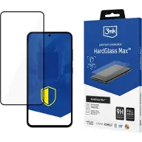 3mk Protection tvrzené sklo HardGlass Max Black pro Samsung Galaxy S25+ (1 pcs, Samsung Galaxy S25+), Téléphone portable : film de protection, Noir
