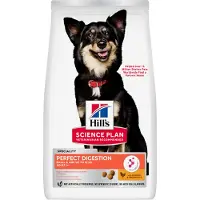 Hill's Pet Nutrition HILL’S Science Plan Adult Small Mini Perfect Digestion poulet croquettes pour chiens petites et mini races favorisant une digestion saine 6 kg