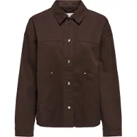 ONLY Veste mi-saison 'ONLSierra' brun foncé