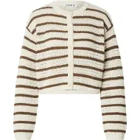 EDITED The Label Cardigan 'Ida' crème / marron