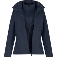 Regatta Professional Femmes Kingsley Veste 3 en 1, imperméable RG2173 (36 FR) (Bleu marine)