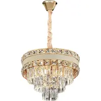 Toolight Lampe Suspendue G047-CP 40cm Gold