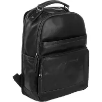 The Chesterfield Brand sac à dos pour ordinateur portable Austin Backpack 17,5L Black noir
