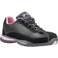 Portwest FW39 Steelite Chaussures de sécurité pour femmes S1P HRO Noir/Rose Gr. 38