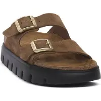 Birkenstock Mules Arizona Chunky Suede femmes - Marron - 39