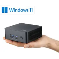 CSL-Computer Mini-PC CSL Narrow Box Black / 8 Go / 2000 Go M.2 SSD / Win 11 Home