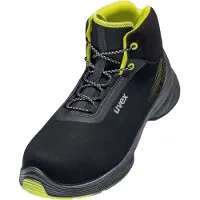 Uvex bottes 1 G2 S2 noir, jaune largeur 10 taille 46