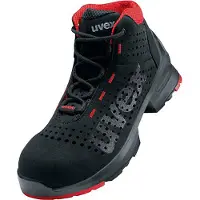Uvex 1 botte S1 noir, rouge largeur 10 taille 44