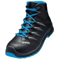 Uvex bottes 2 trend S3 bleu, noir largeur 10 Gr. 50