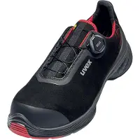 Uvex chaussures basses 1 G2 S3 noir, rouge largeur 11 T. 47