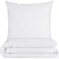 Blumtal Literie 140x200cm + taie d'oreiller 40x80cm - Microfibre Bed Sheets 140x200cm - 2pcs set linge de lit blanc