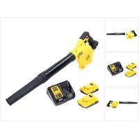 DeWalt DCV 100 D2 Souffleur de feuilles sans fil 18 V + 2x Batteries 2,0 Ah + Chargeur