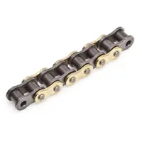 Afam Chaîne à rouleaux AFAM A428MX-G/136C Chaîne ouverte avec serrure à clipser
