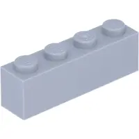 LEGO 100 pièces 3010 Brick 1x4 Part Basic briques 100 gris clair