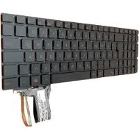 T-ProTek FRANÇAIS - Clavier Sans cadre avec éclairage compatible avec P/N : NSK-UPPBC