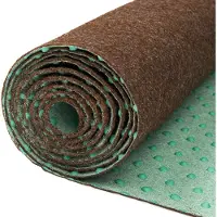 Tapiso Tapis de gazon Marron Hauteur:6 mm Tapis de gazon synthétique avec picots Résistant aux intempéries Balcon Terrasse Jardin 200 x 130
