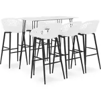 Syfax Ensemble de bar 7 pcs Blanc