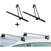 VDP 2 porte-vélos ORION + barres de toit CRV107A compatibles avec la VW Sharan II 5 portes à partir de 2010