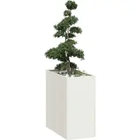 Prolenta Maison Exclusive - Jardinière blanche 40x80x80 cm en acier
