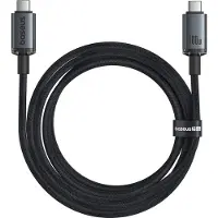 Baseus Cable Usb-C Do Usb-C Crystal Shine 100W, 1,5M 20Gb (Czarny)