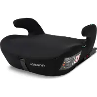Osann - Siège auto réhausseur Boost Isofix I-Size 135-150 cm - noir - Avec ou sans Isofix, Guide ceinture, Universel, Lavable, Accoudoir