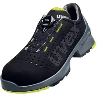 Uvex chaussures basses 1 S1 noir, jaune largeur 12 Gr. 47