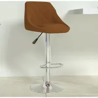 Prolenta Maison Exclusive - Tabouret de bar en velours marron