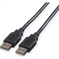 Roline Câble USB 2.0, type A-A, noir, 0,8 m