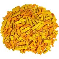 LEGO Briques spéciales Mélange jaune NOUVEAU ! Quantité 250x - Chaque mélange est composé individuellement