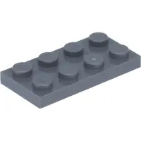 LEGO 10 pièces 3020 Plaques 2x4 Part Basic 10 gris foncé