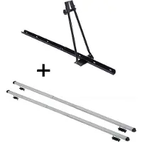 VDP Porte-vélos ORION + barres de toit RAPID compatibles avec Opel Corsa (C) break (5 portes) 00-06