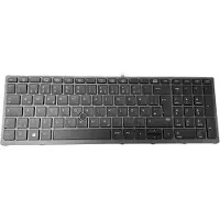 T-ProTek FRANÇAIS - Clavier avec éclairage LED , Trackpoint compatible avec HP ZBook 17 G3 (T7V62ET)