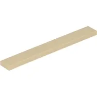 LEGO 1x8 carreaux 4162 - 100 pièces beige