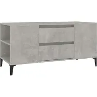 Sonstiges Meuble TV Gris béton 102x44,5x50 cm Bois d'ingénierie